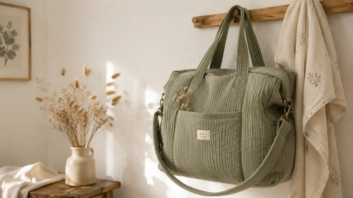 Sac à langer en gaze de coton : léger, doux, pratique ?