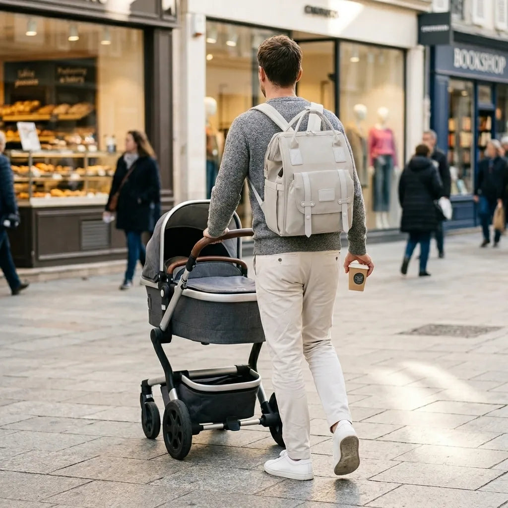 Sac à Dos à Langer avec Tapis & USB