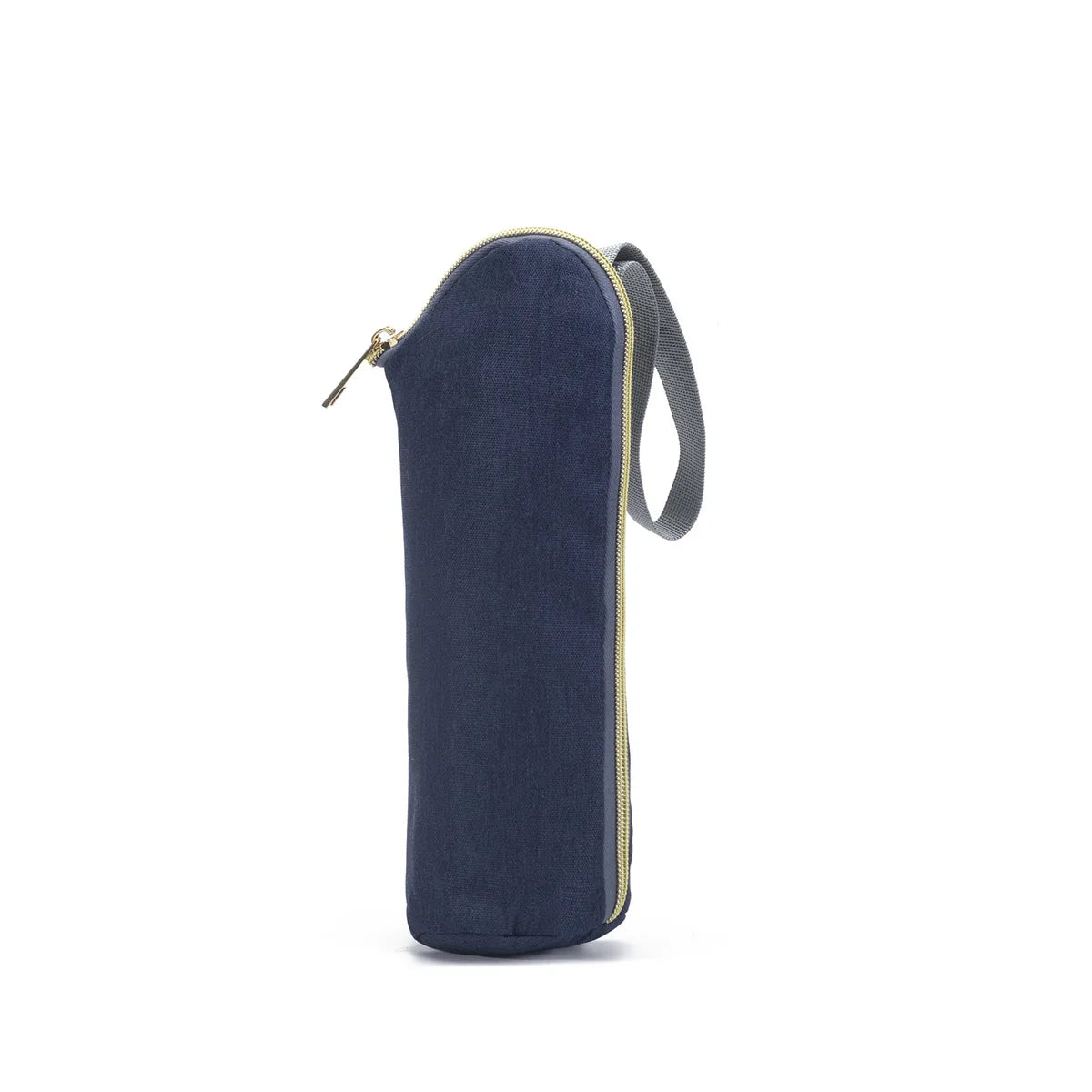 pochette biberon bebe isotherme couleur bleu sur fond blanc