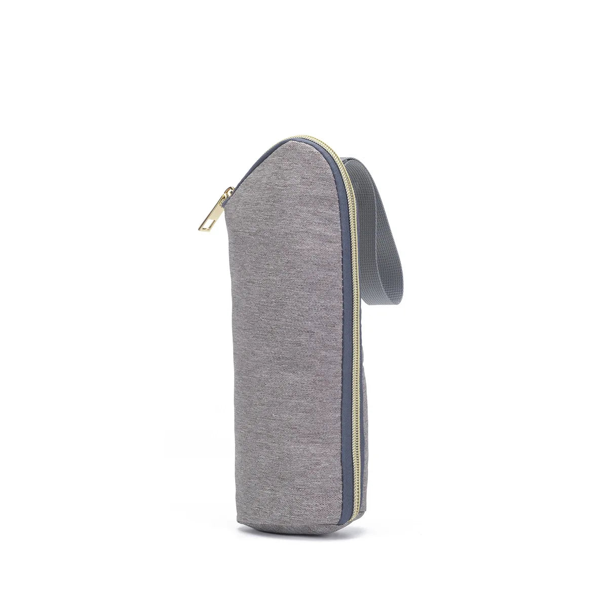 pochette biberon bebe isotherme couleur gris sur fond blanc