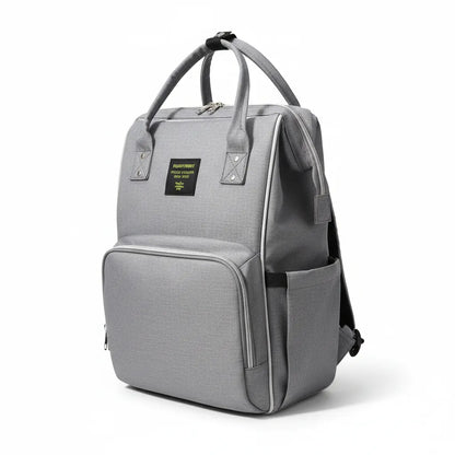 sac_a_dos_a_langer_multifonction_gris sur fond blanc