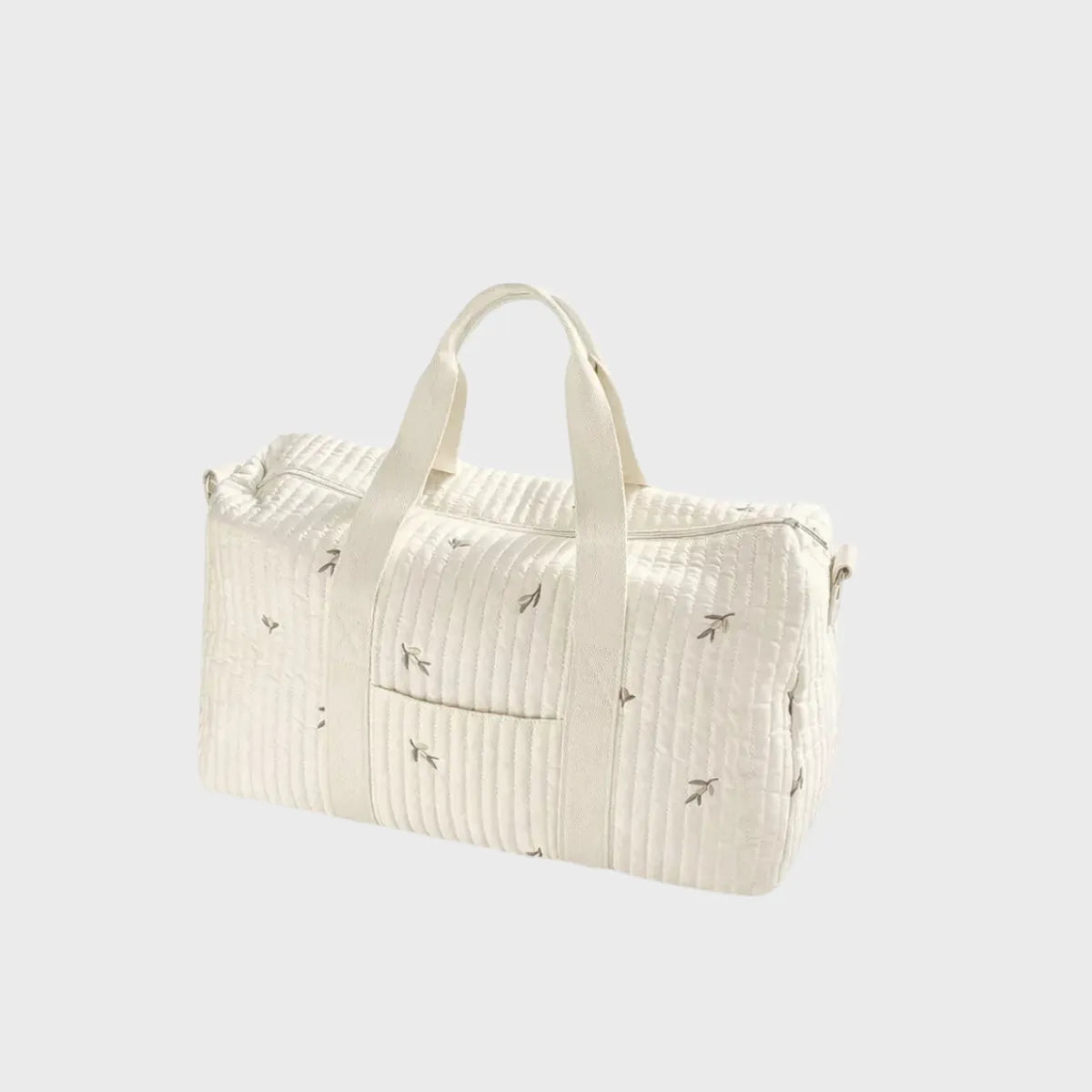 sac à langer coton matelassé sur fond blanc