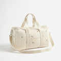 sac à langer coton matelassé sur fond blanc
